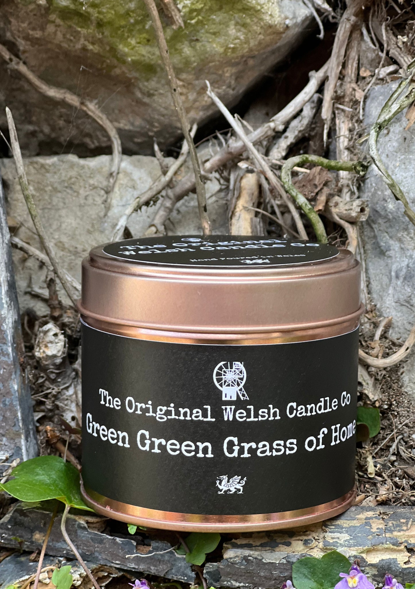 Green Green Grass of Home scented soy candle