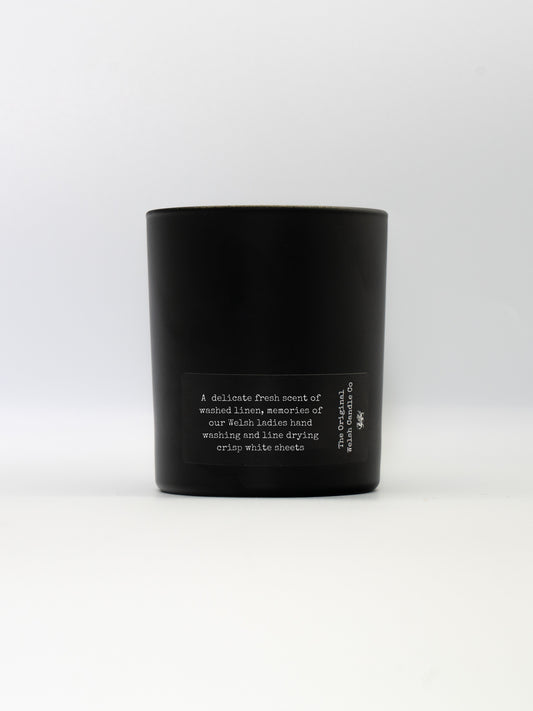 Cwm Rhondda glass jar candle 30cl - Fresh Linen scented soy candle
