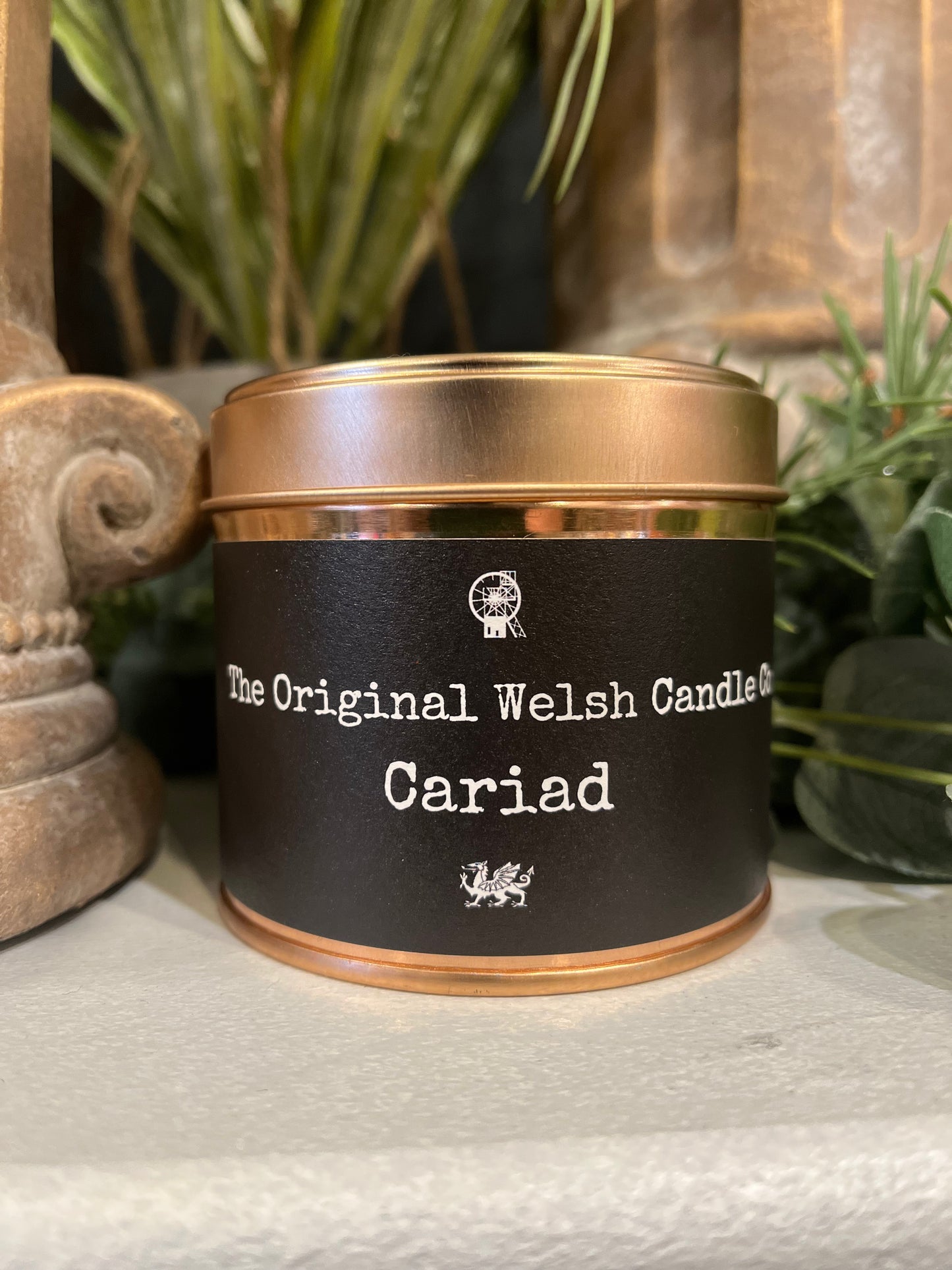 Cariad Welsh Candle Gift Set - Black Pomegranate