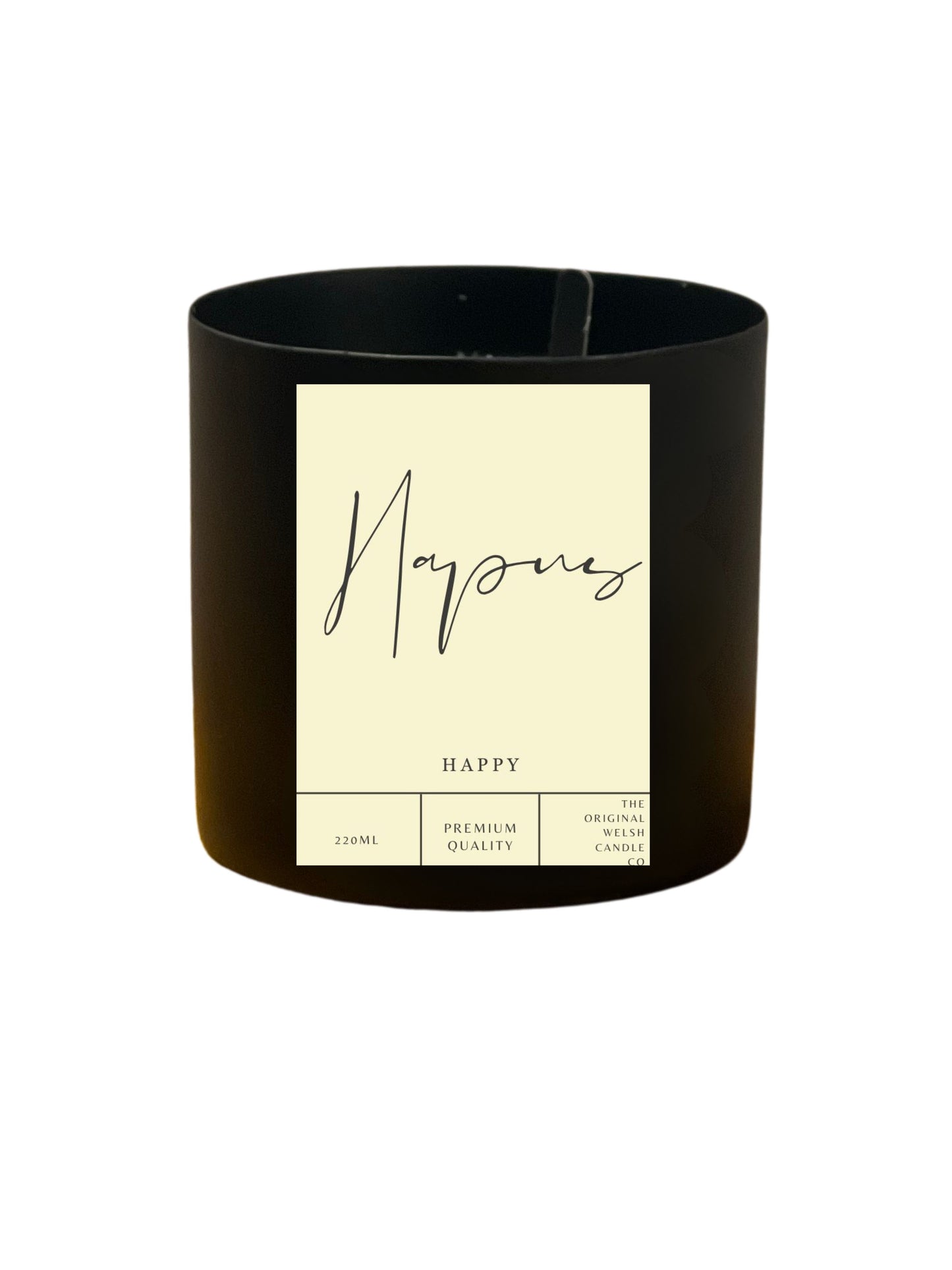 Hapus - Happy scented soy candle with Bergamot & vetiver