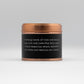 Copper tin soy candle - HALF PRICE Annual Subscription