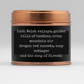 Autumn Soy candle - smells like a lush welsh Autumn evening