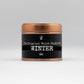 Winter Welsh Soy Candle – log fire Copper Tin