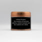 Winter Welsh Soy Candle – log fire Copper Tin