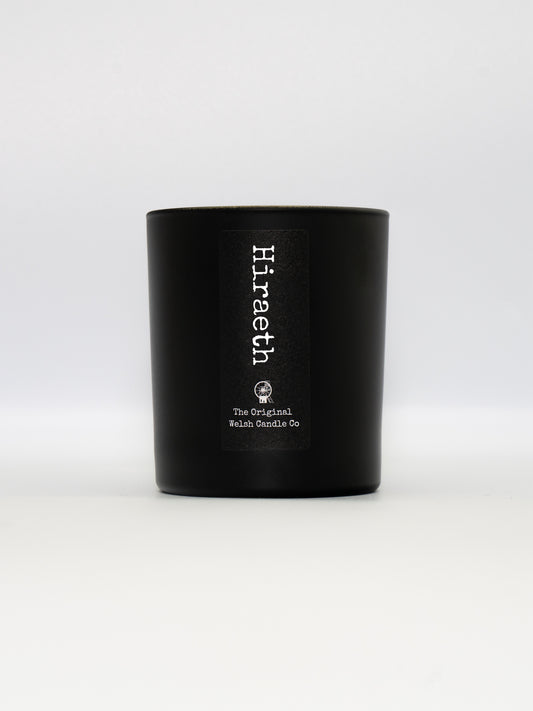 Hiraeth scented glass candle 30cl fragranced with Cedarwood & Patchouli